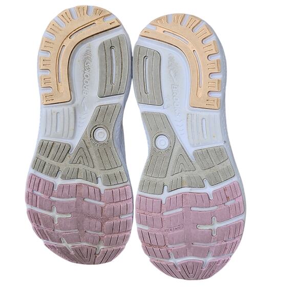 Brooks Womens Ghost 16 Running Walking Grey White Pink Shoe Size 9.5 - Picture 5 of 8